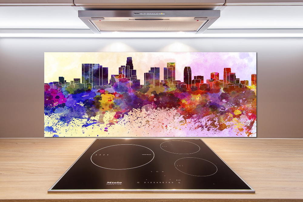 Cooker splashback Los Angeles colors