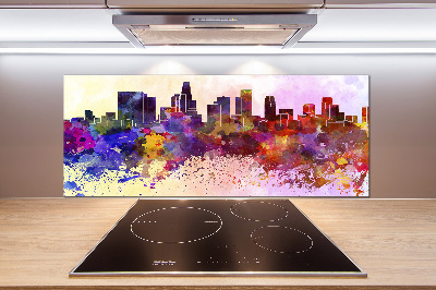 Cooker splashback Los Angeles colors