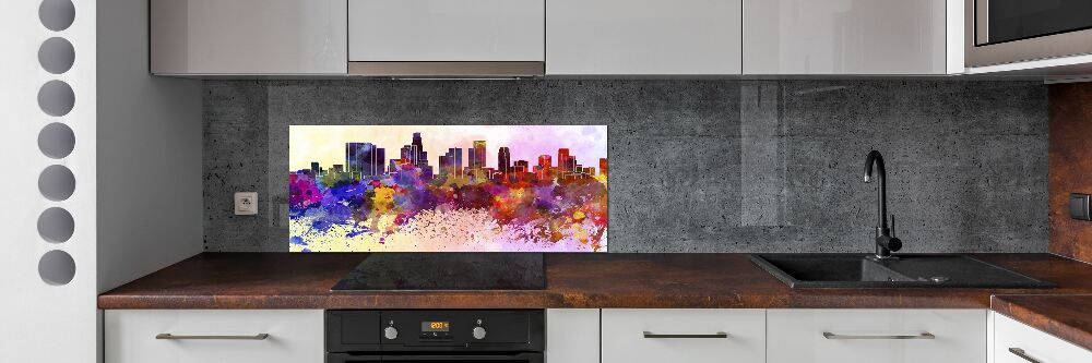 Cooker splashback Los Angeles colors