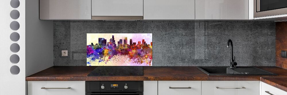 Cooker splashback Los Angeles colors