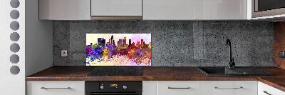 Cooker splashback Los Angeles colors