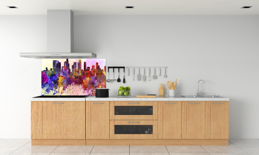 Cooker splashback Los Angeles colors