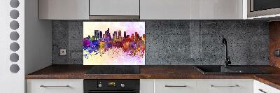 Cooker splashback Los Angeles colors