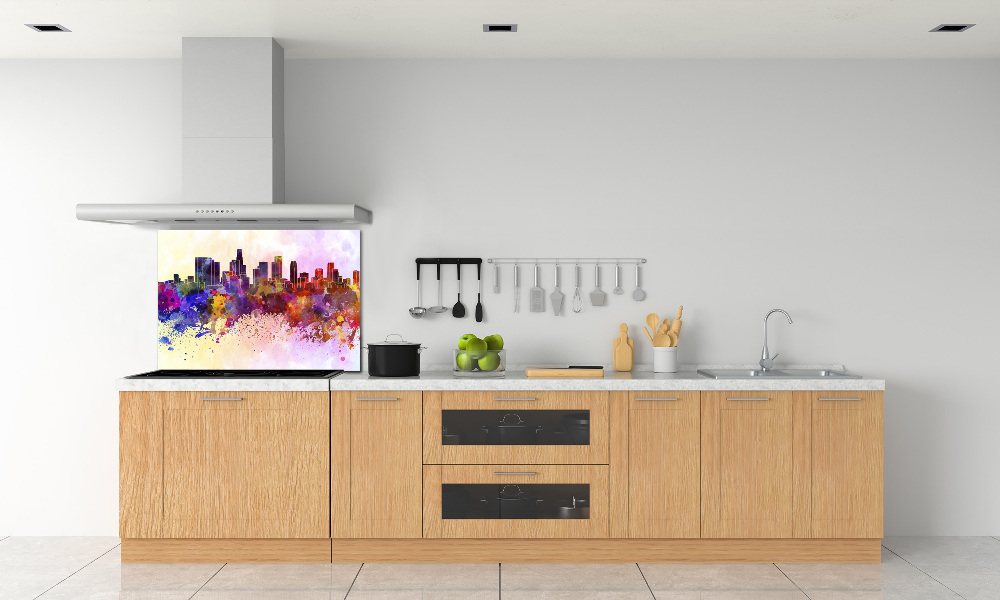 Cooker splashback Los Angeles colors