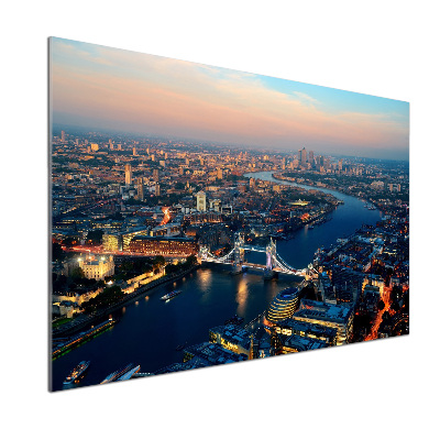 Cooker splashback London from a bird's eye view