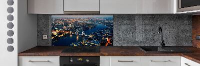 Cooker splashback London from a bird's eye view