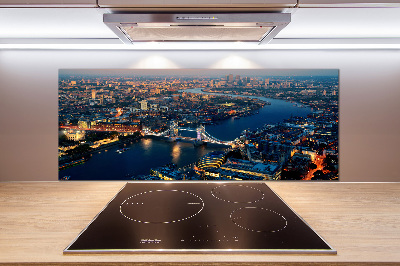 Cooker splashback London from a bird's eye view