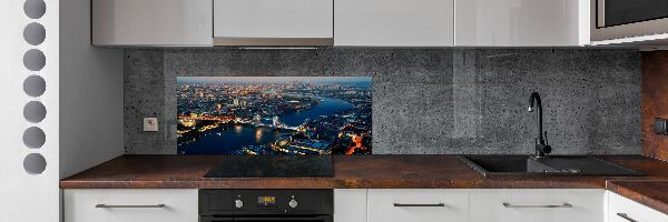 Cooker splashback London from a bird's eye view