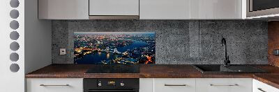 Cooker splashback London from a bird's eye view