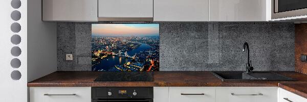 Cooker splashback London from a bird's eye view