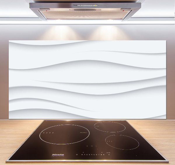 Glass splashback Wave abstraction