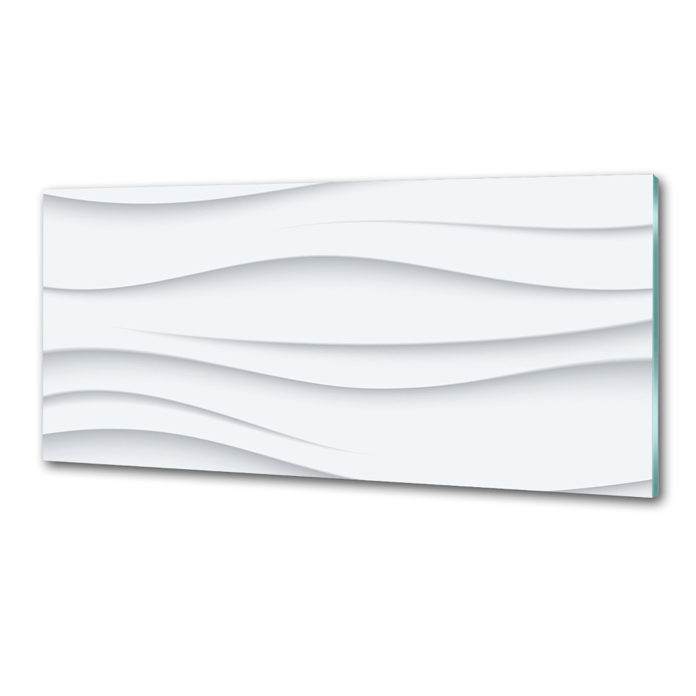 Glass splashback Wave abstraction