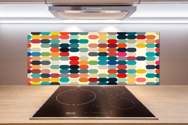 Kitchen wall panels Geometric background