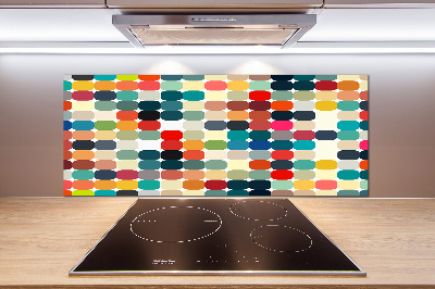 Kitchen wall panels Geometric background