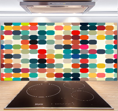 Kitchen wall panels Geometric background