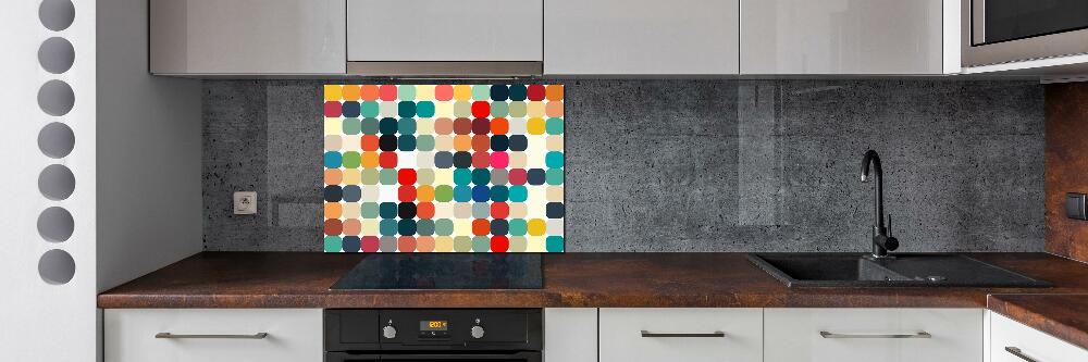 Kitchen wall panels Geometric background