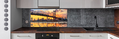 Cooker splashback Philadelphia bridge