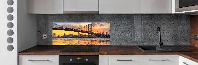 Cooker splashback Philadelphia bridge