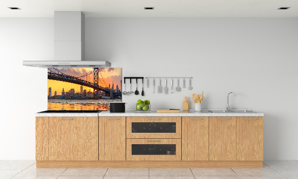 Cooker splashback Philadelphia bridge