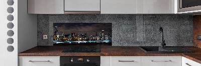 Cooker splashback Chicago at night