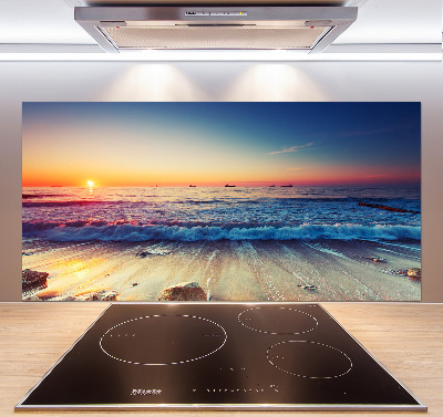 Cooker splashback Sunrise sea