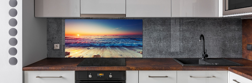 Cooker splashback Sunrise sea