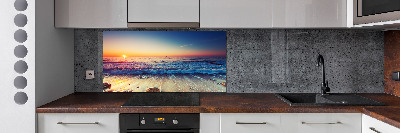 Cooker splashback Sunrise sea