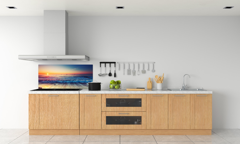 Cooker splashback Sunrise sea