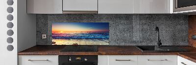 Cooker splashback Sunrise sea