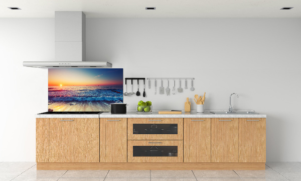 Cooker splashback Sunrise sea