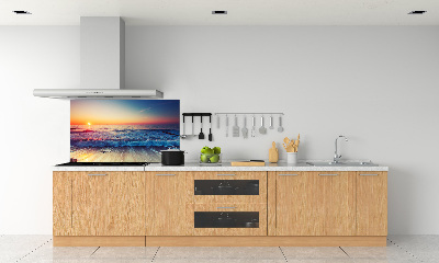 Cooker splashback Sunrise sea