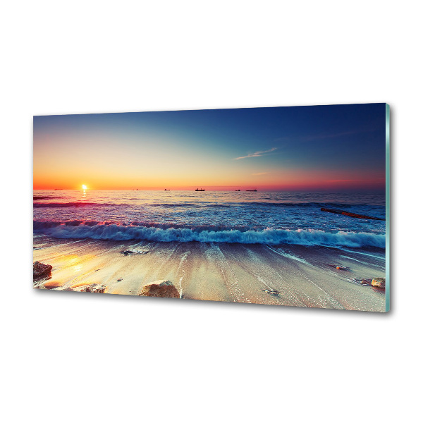 Cooker splashback Sunrise sea