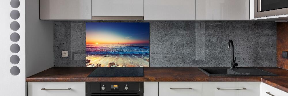 Cooker splashback Sunrise sea