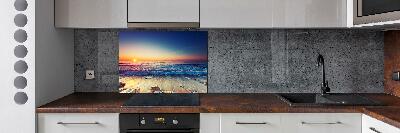 Cooker splashback Sunrise sea