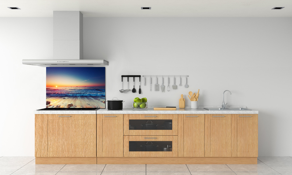 Cooker splashback Sunrise sea