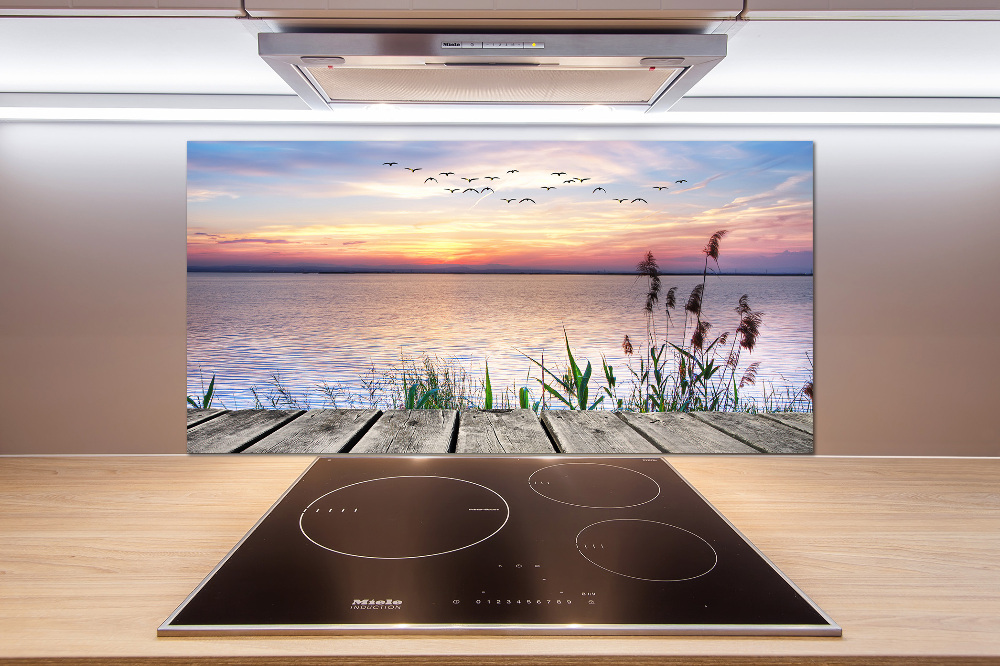 Cooker splashback Lake West