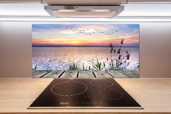 Cooker splashback Lake West