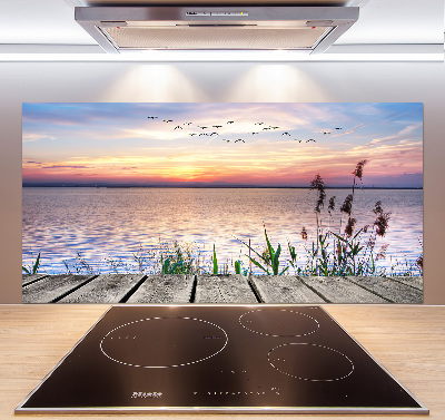 Cooker splashback Lake West