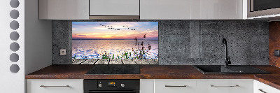 Cooker splashback Lake West