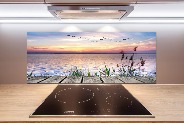 Cooker splashback Lake West