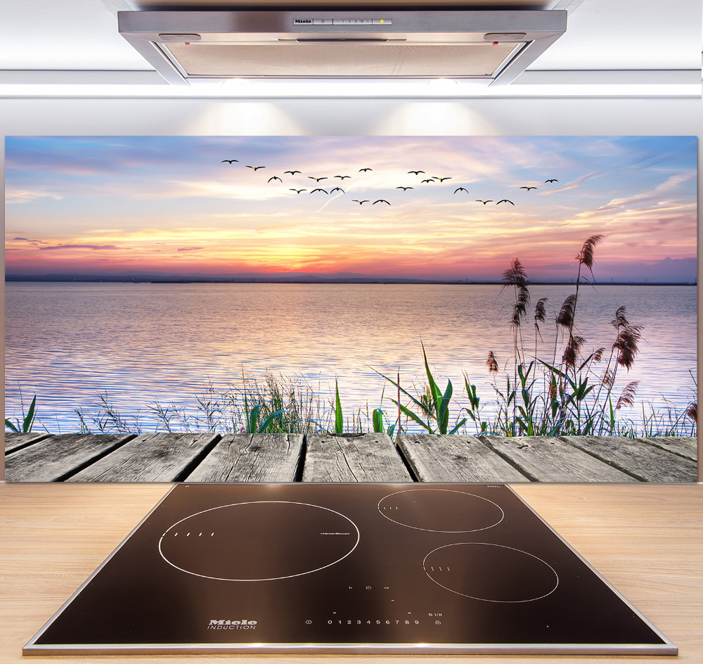 Cooker splashback Lake West