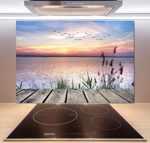 Cooker splashback Lake West