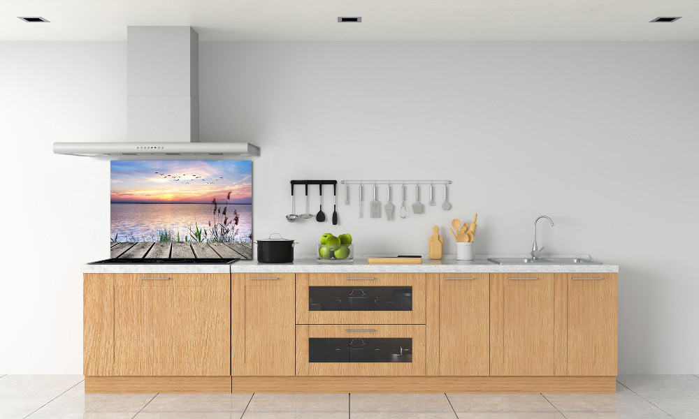 Cooker splashback Lake West