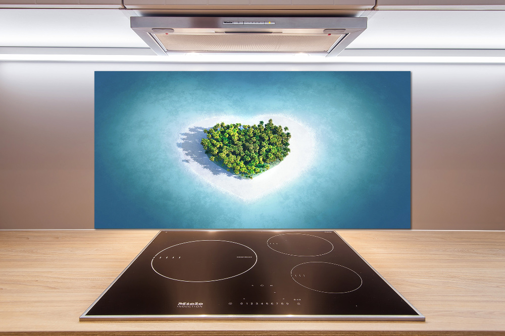 Cooker splashback Island