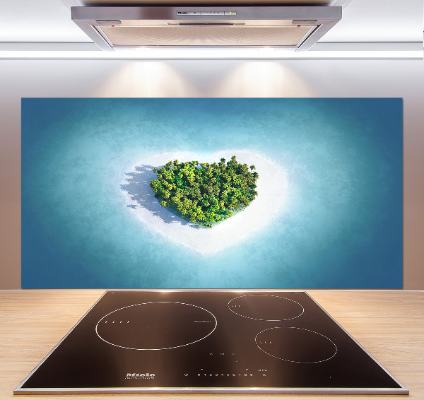 Cooker splashback Island