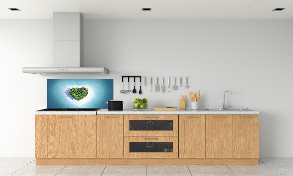 Cooker splashback Island