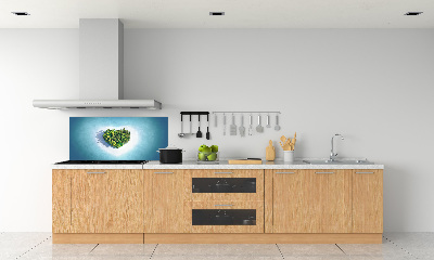 Cooker splashback Island