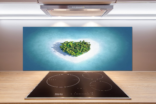 Cooker splashback Island