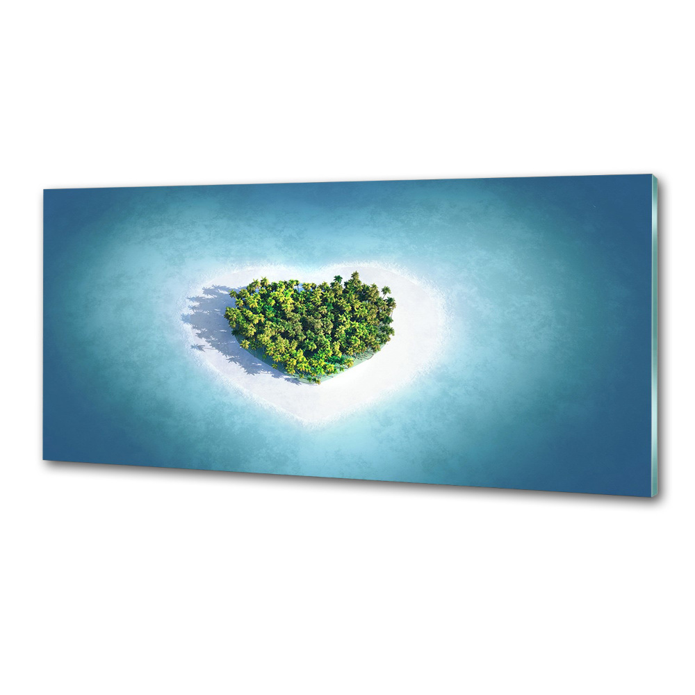 Cooker splashback Island