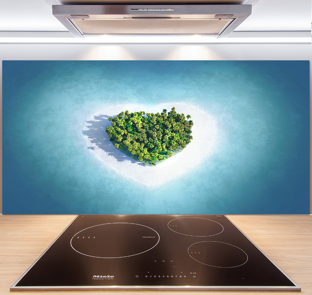 Cooker splashback Island